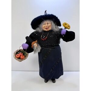 Vtg Halloween‎ House Of Hatten Witch Figure Crescent Moon Dee Gann Masquerade